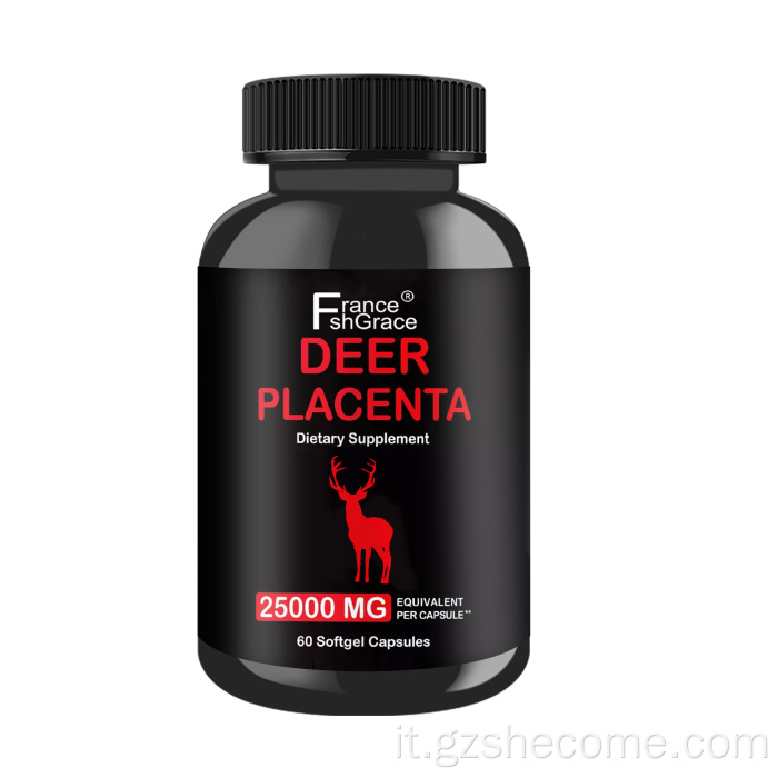 Supplemento di placenta arricchita con nutrienti